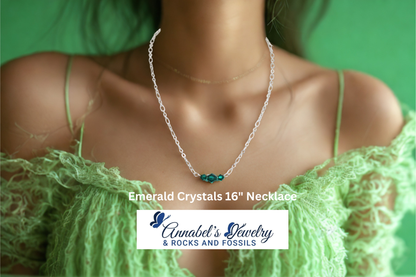 Emerald Crystals Set