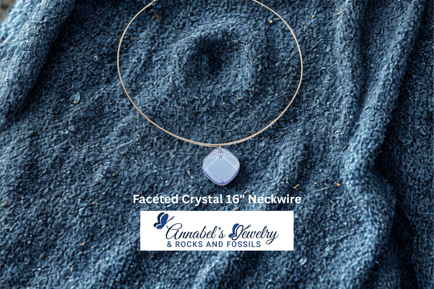 Faceted Crystal 16" Neckwire