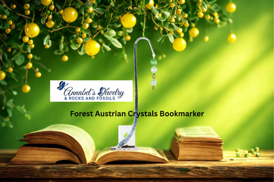 Forest Austrian Crystals Bookmarker