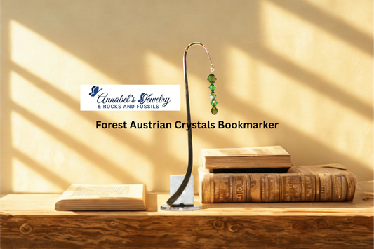 Forest Austrian Crystals Bookmarker