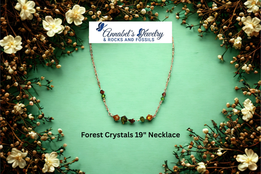 Forest Crystals 19" Necklace
