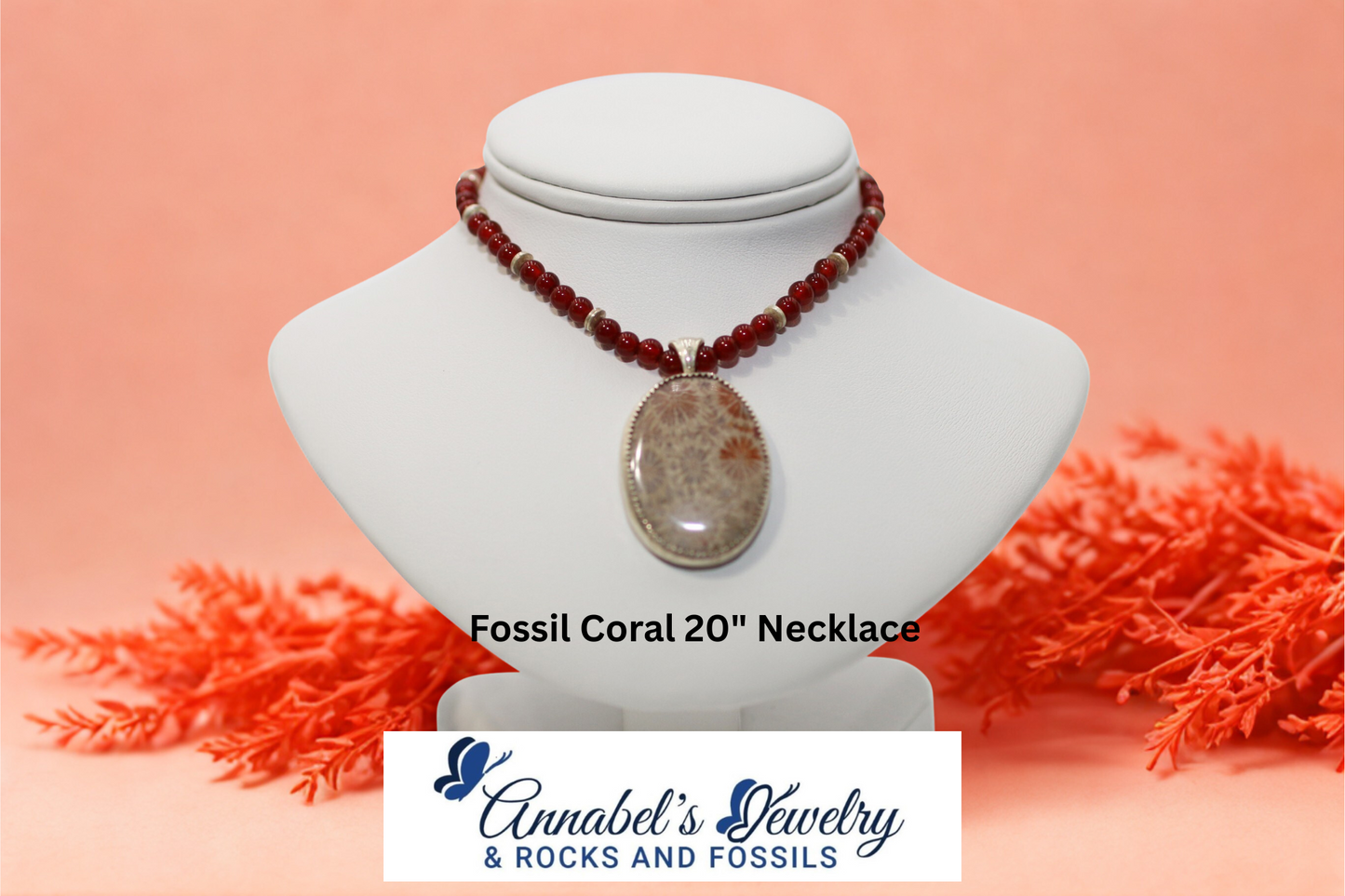 Fossil Coral 20" Necklace