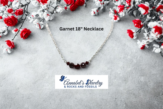 Garnet 18" Necklace