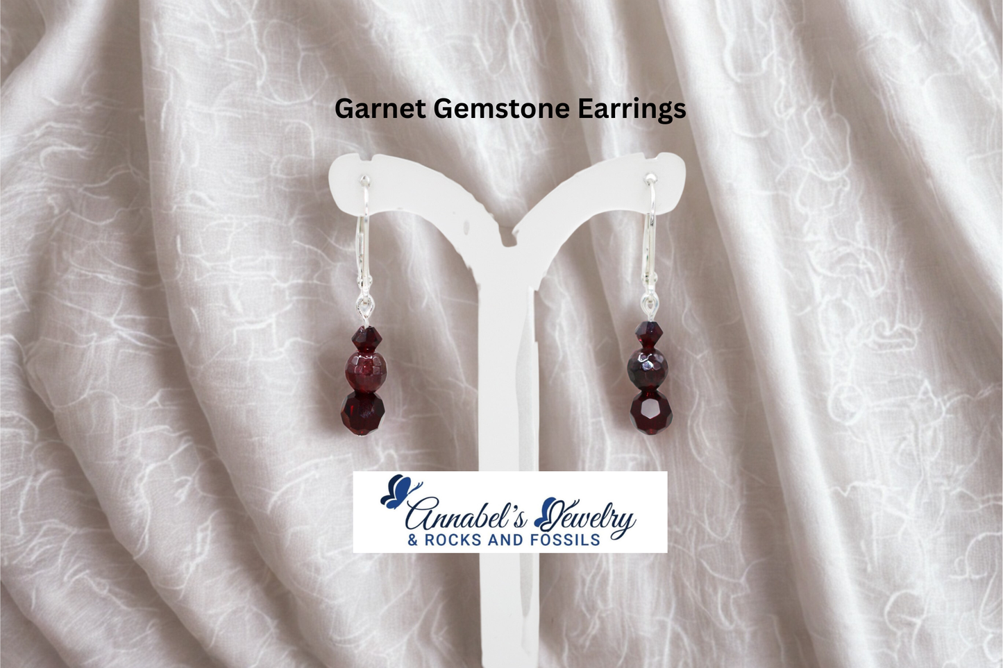 Garnet Gemstone Earrings
