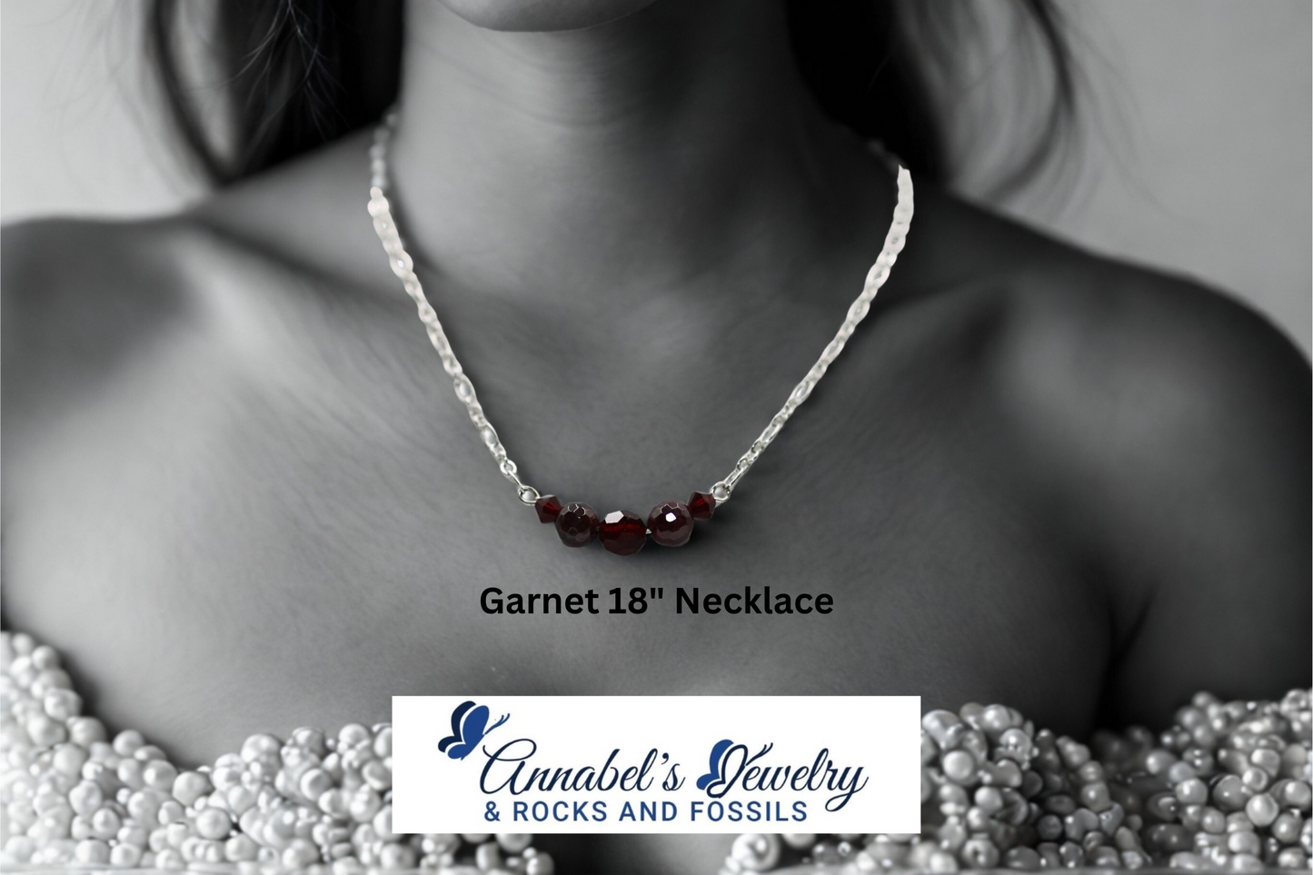 Garnet 18" Necklace