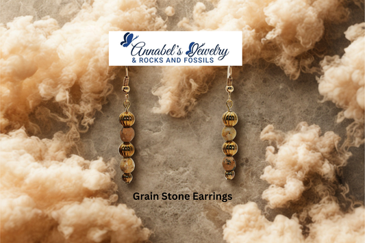 Grain Stone Earrings