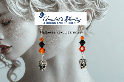 Halloween Skull Earrings