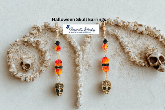 Halloween Skull Earrings