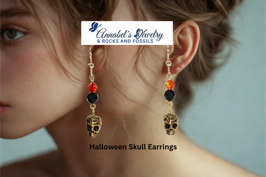 Halloween Skull Earrings