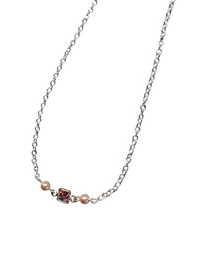 CZ & Pearls 16" Necklace