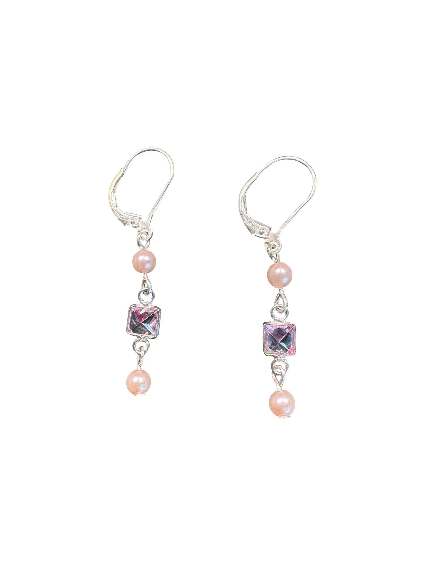CZ & Pearls  Earrings