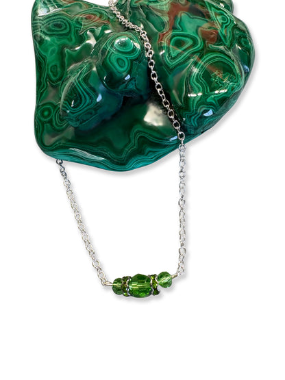 Peridot Crystals Set