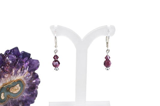 Amethyst Crystals Earrings