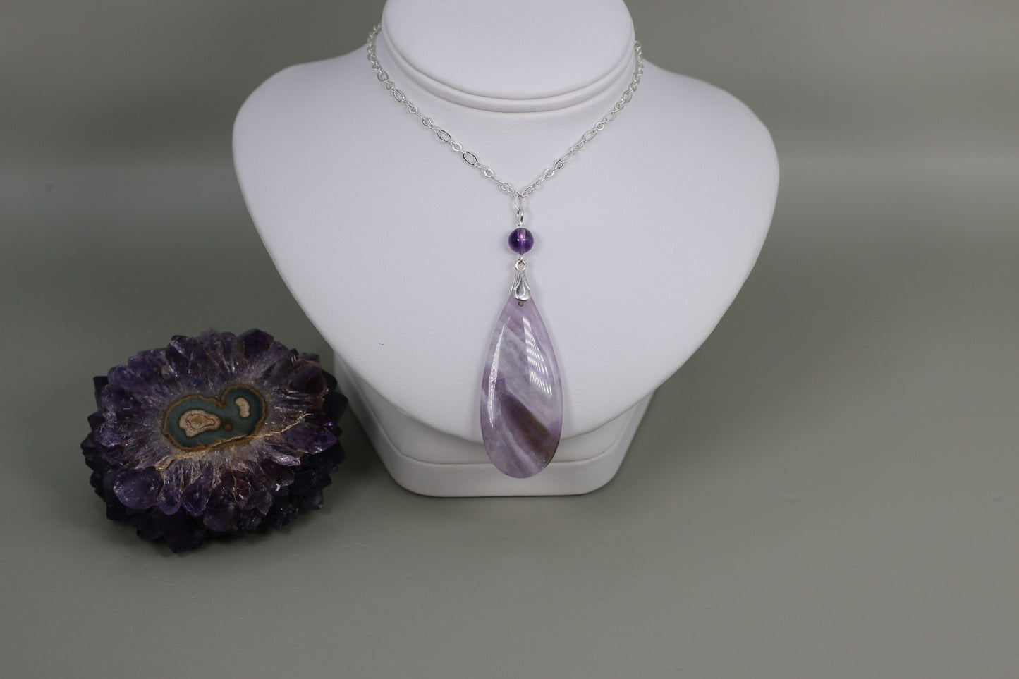 Amethyst Gemstone 20 "Necklace