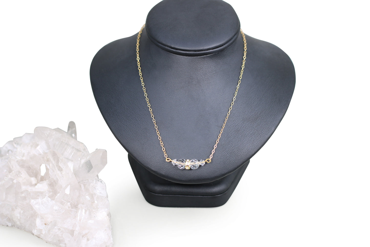 Clear Crystals 17" Necklace
