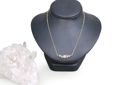 Crystals Rondelles Gold Set