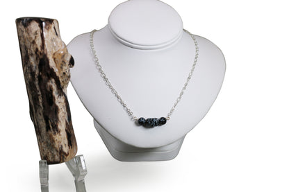 Snowflake Obsidian Gems Set