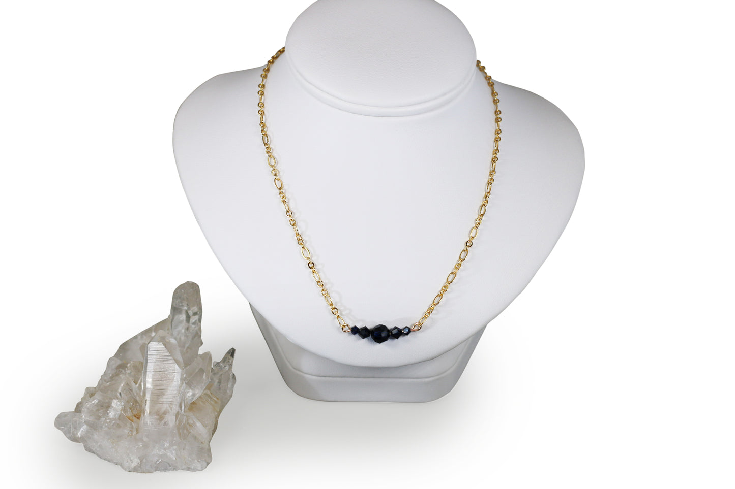 Indigo Crystals Necklace
