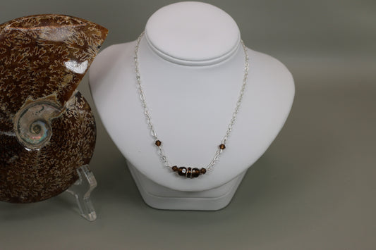 Smoke Topaz Brown Preciosa Czech Crystals - Annabel's Jewelry & Leather