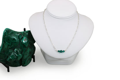 Emerald Crystals 16" Necklace
