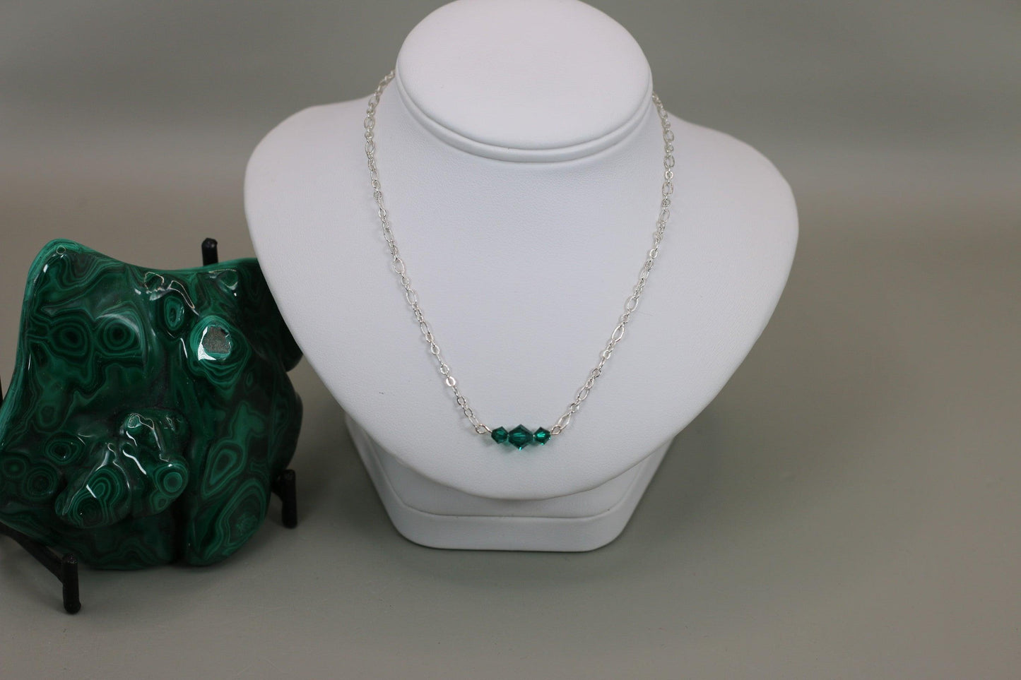 Emerald Green Austrian Crystals - Annabel's Jewelry & Leather