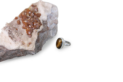 Tiger Eye Gemstone Ring