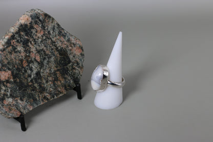 West TX Agate Size 8 Ring