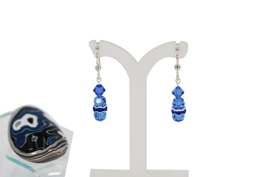 Sapphire Crystals Earrings