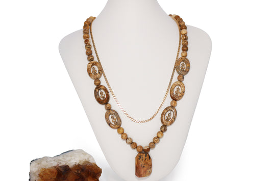 Picture Jasper 23” Necklace