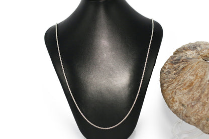 Sterling Silver Rope 36" Necklace