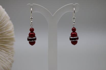 Red Preciosa Czech Pearls - Annabel's Jewelry & Leather