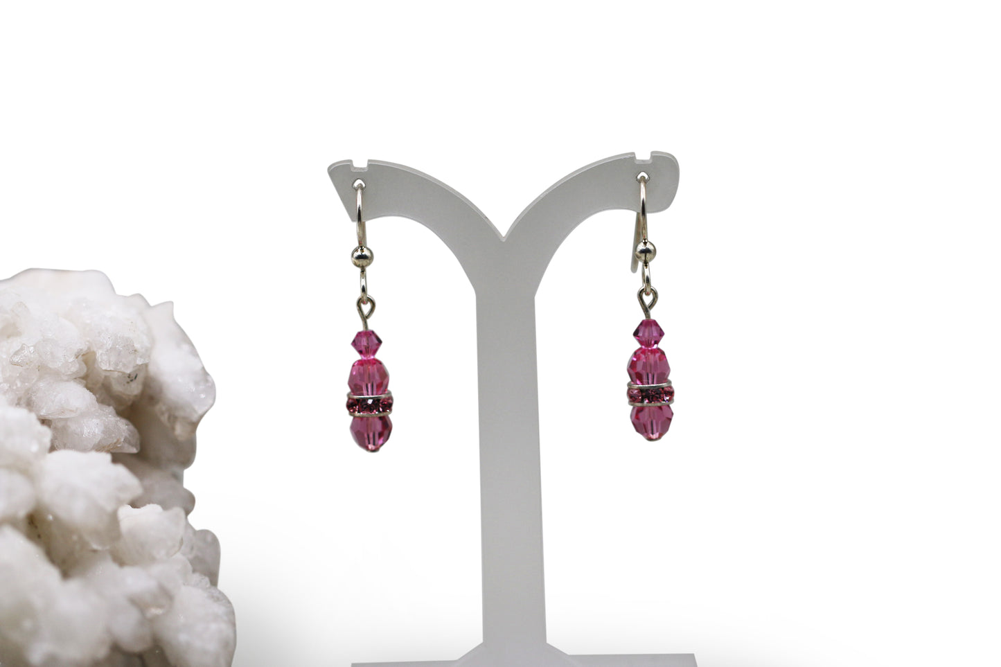 Rose Pink Crystals Set