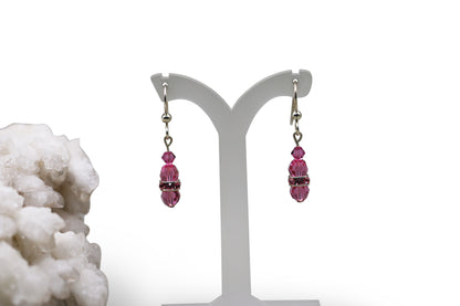 Rose Pink Crystals Set