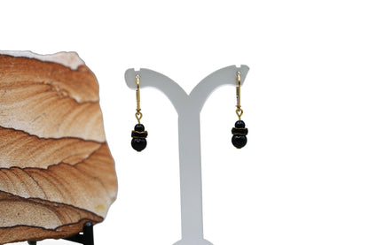 Magic Black Pearls Gold Set