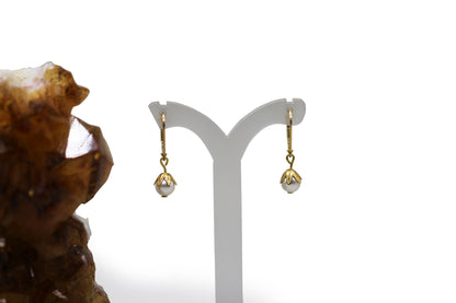 White  Pearl Earrings