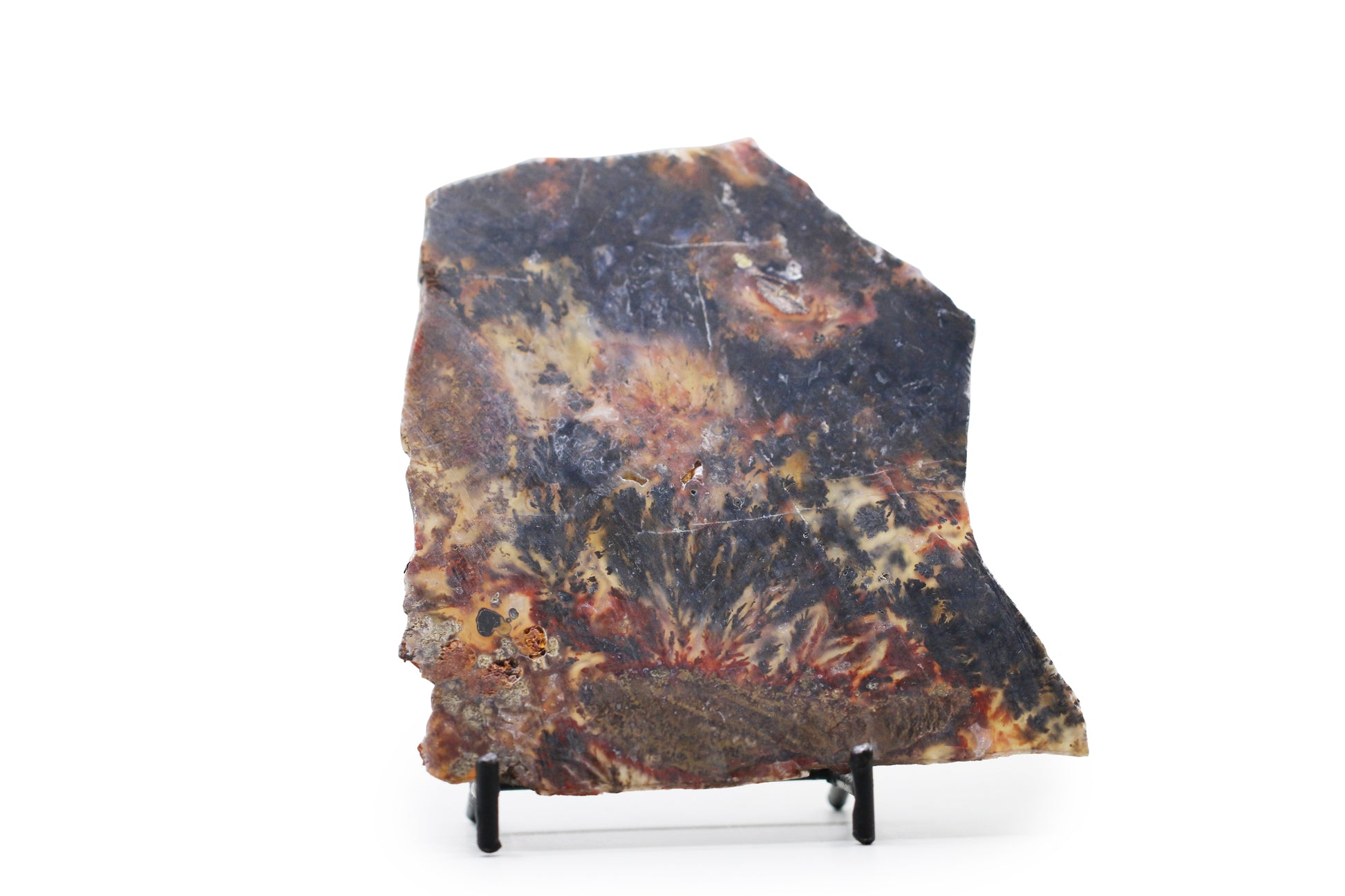 West Texas Red & Black Plume Agate - Annabel's Jewelry & Leather