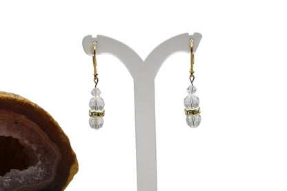 Crystals Rondelles Gold Set