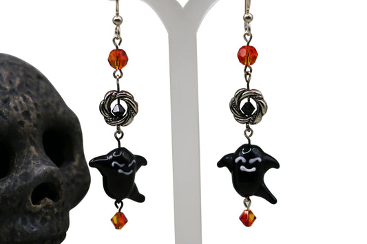 Halloween Ghost Earrings - Annabel's Jewelry & Leather