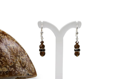 Smoke Topaz Crystals Set