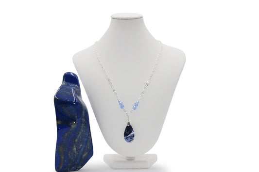 Sodalite Gemstone 20" Necklace