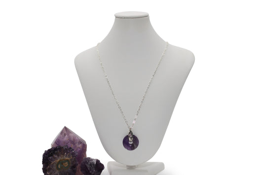 Amethyst Donut 22" Necklace