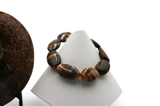 Tiger Iron 6" Stretchy Bracelet