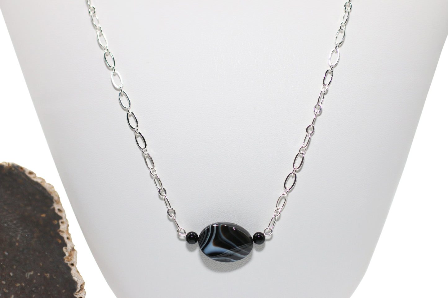 Onyx Gemstone 24" Necklace