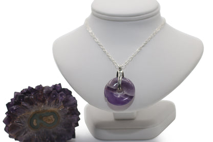 Amethyst Donut 22" Necklace