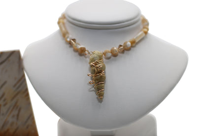 Texas Turritella Fossil Wire Wrap