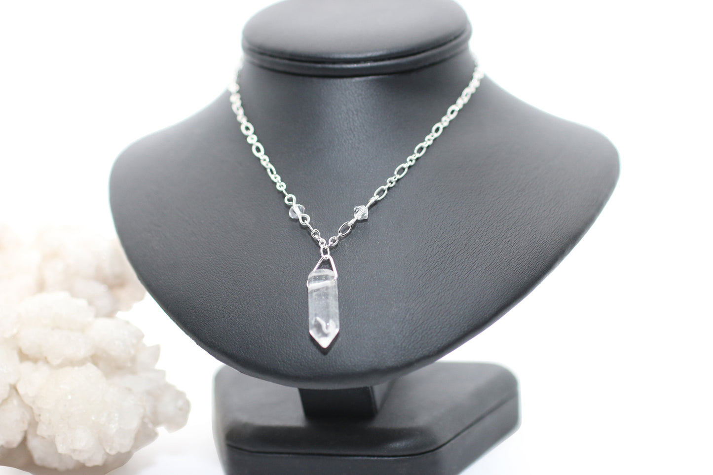 Quartz Gemstone 24" Necklace