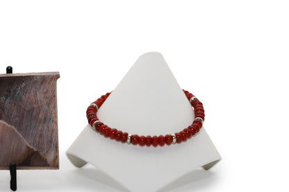 Carnelian 7-3/4" Bracelet
