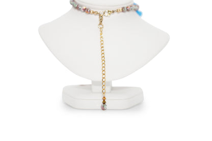 Smoke Topaz  Multi-Colored 20" Necklace