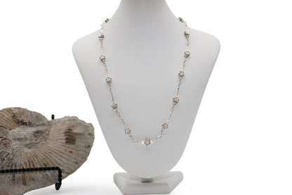 Floating Flowers 21” Necklace