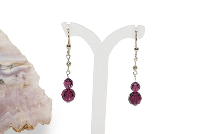 Amethyst Crystals Earrings